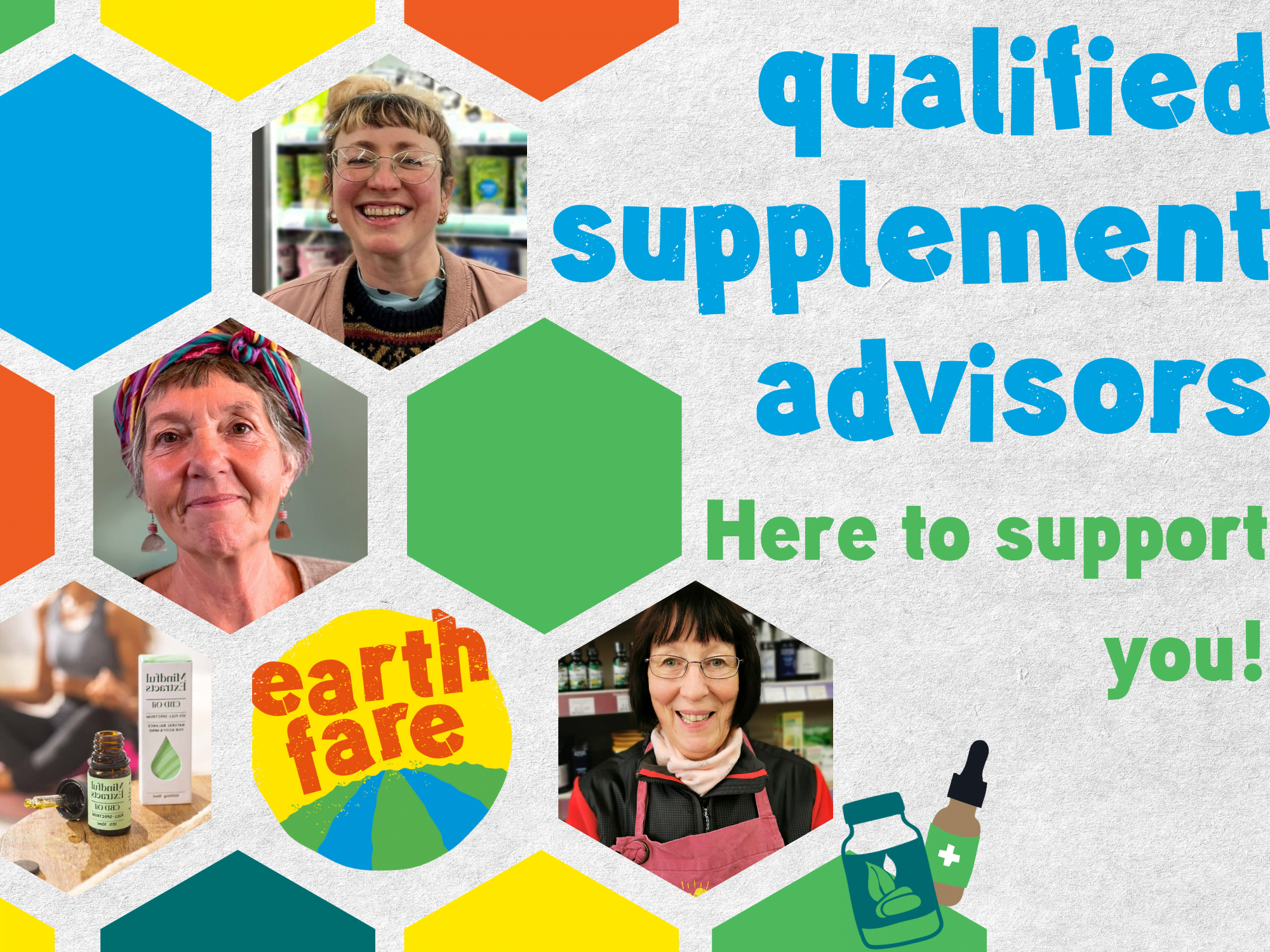 Qualified Supplement Advisors - Here to help you graphic.